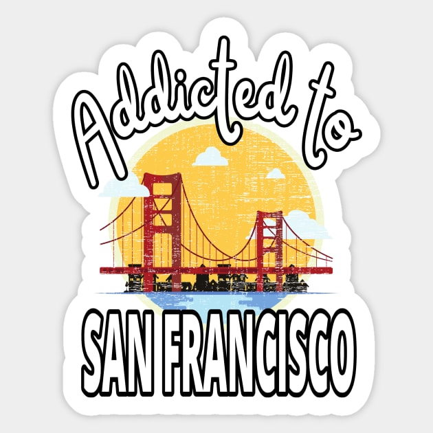 SAN FRANCISCO STICKERS SHIRTS AND MORE | TRAVEL DESTINATION STICKERS Sticker by KathyNoNoise